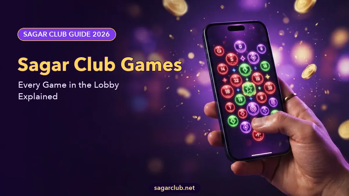 Sagar Club Games guide banner